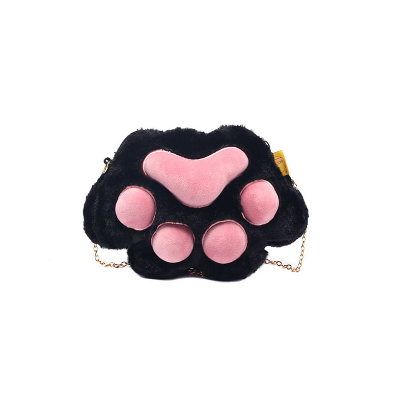 Bolsa De Mensageiro Cats Claws Cute Plush Anime Kids 26x8x18cm