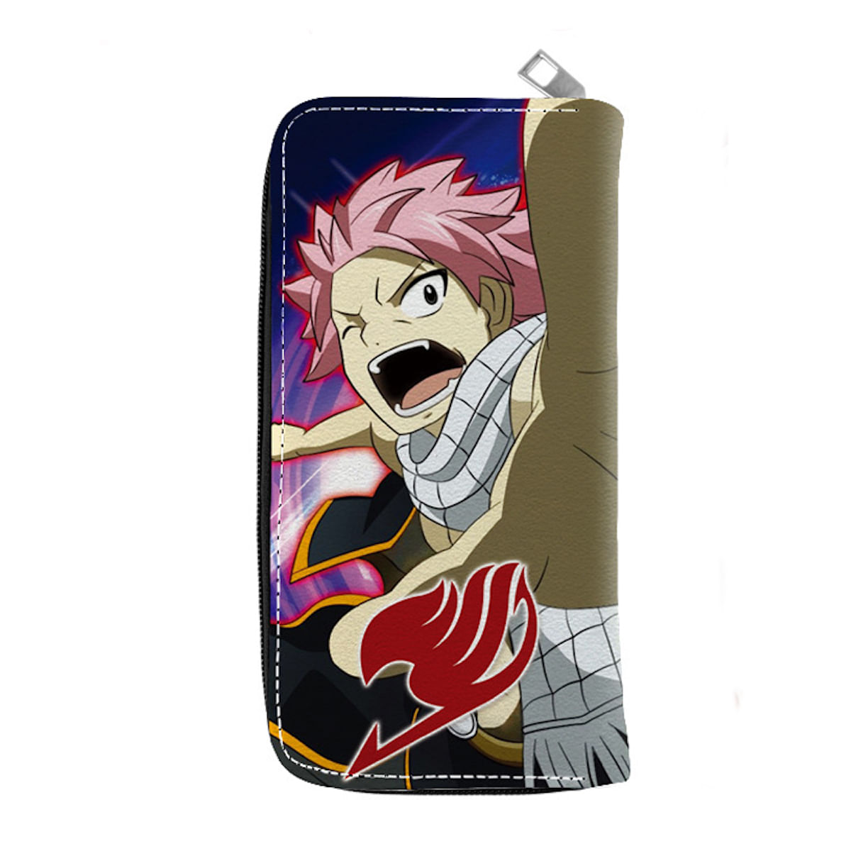 Carteira Fairys Tails Anime Leather Bifold Para Crianças