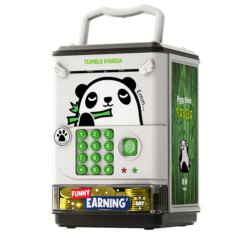 Piggy Bank Tumble Pandas Para Crianças Anime Piggy Bank Money Safe