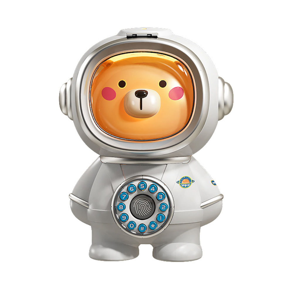 Senha De Astronauta Piggy Bank Para Crianças Anime Mon 25cm