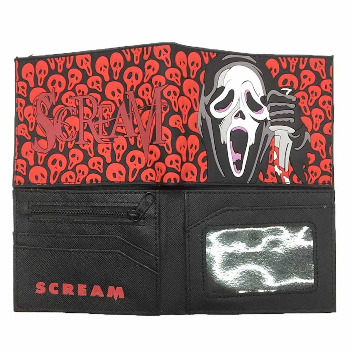 Carteira Screams Ghosts Anime Characters Slim Bifold