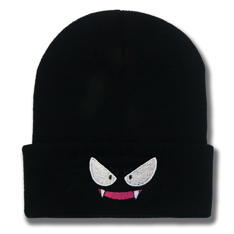 Chapéu De Malha Haunters Gengars Anime Winter Beanie 36-60cm
