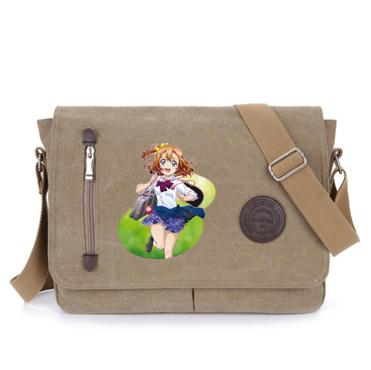 Bolsa De Ombro De Lona De Anime Messenger Bag Loves Lives