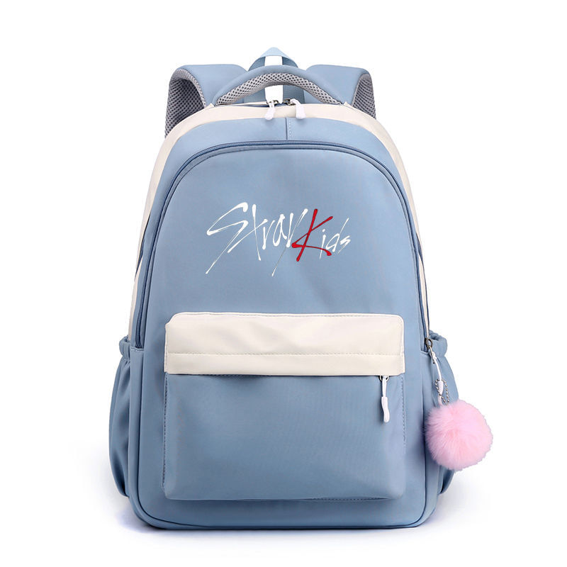 Mochila Stray Kids Anime School Nylon 30x23x42cm