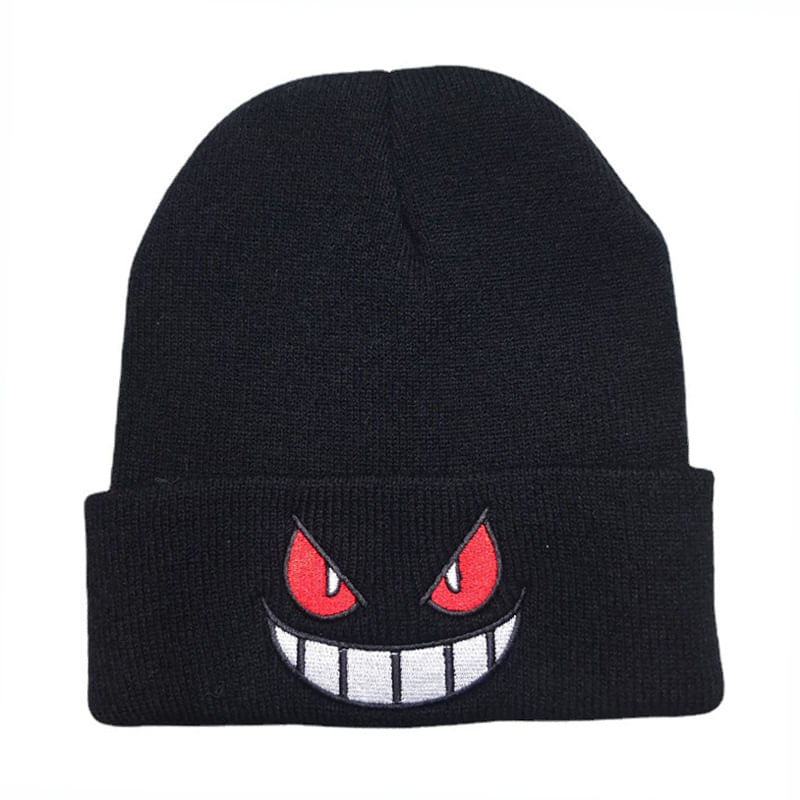 Chapéu De Malha Haunters Gengars Anime Winter Beanie 36-60cm
