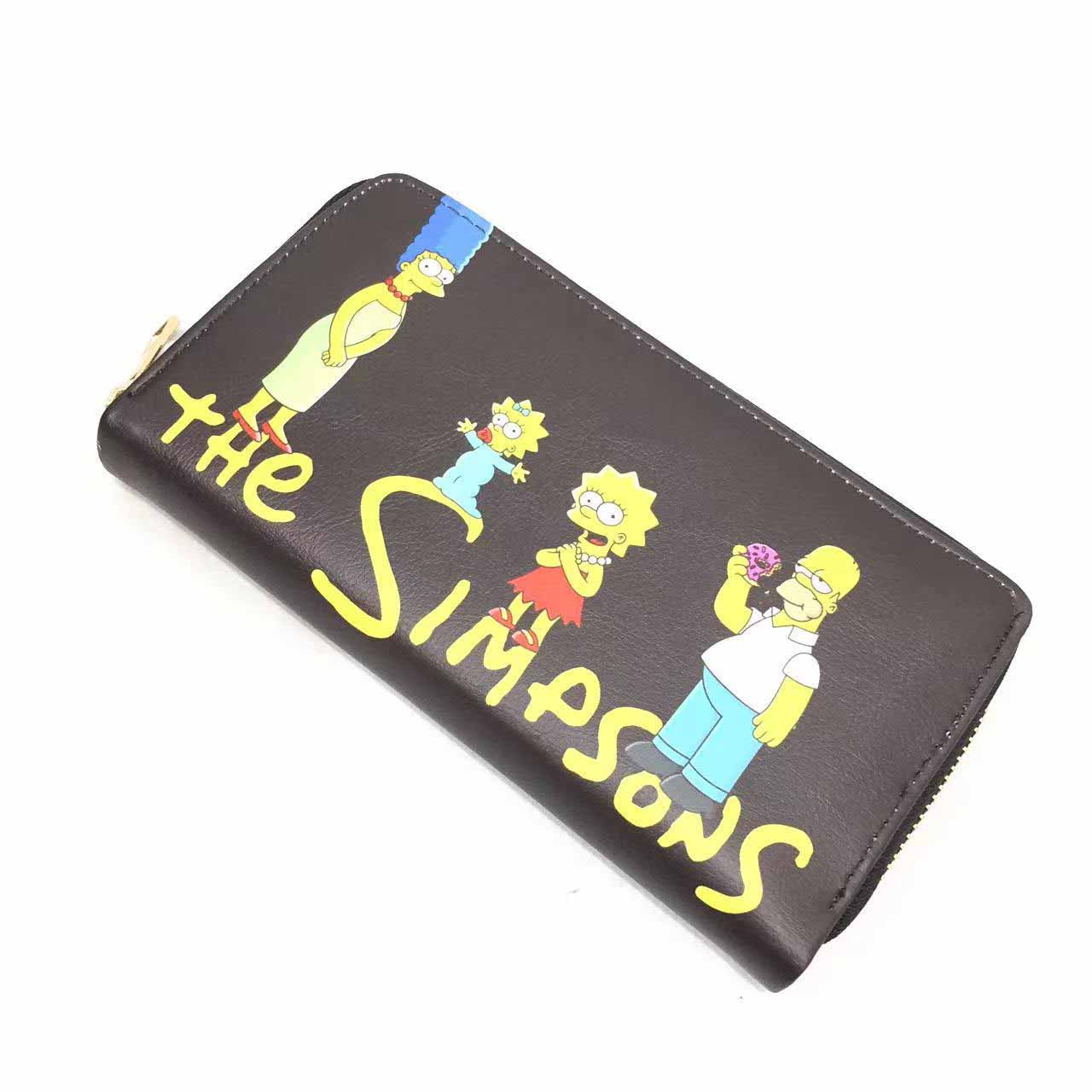 Carteira Simpsons Anime Characters Slim Bifold Multi Pu 20x10cm