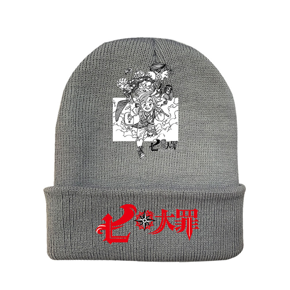 Chapéu De Malha Seven Deadly Sins Anime Winter Beanie