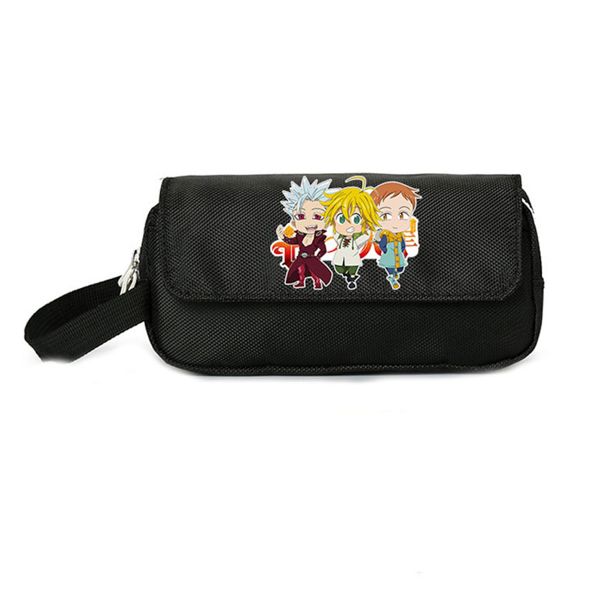Bolsa De Lápis Seven Deadly Sins Meliodas Oxford 20,5 X 5,5 X 9,5 Cm