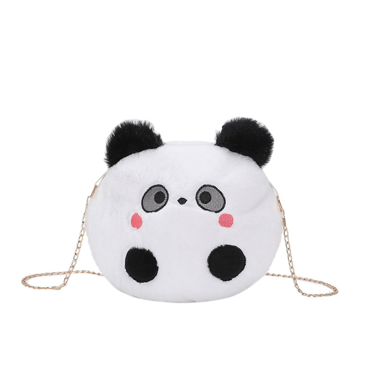 Bolsa Mensageiro De Ombro Panda Daily Small Plush 24x3x20cm