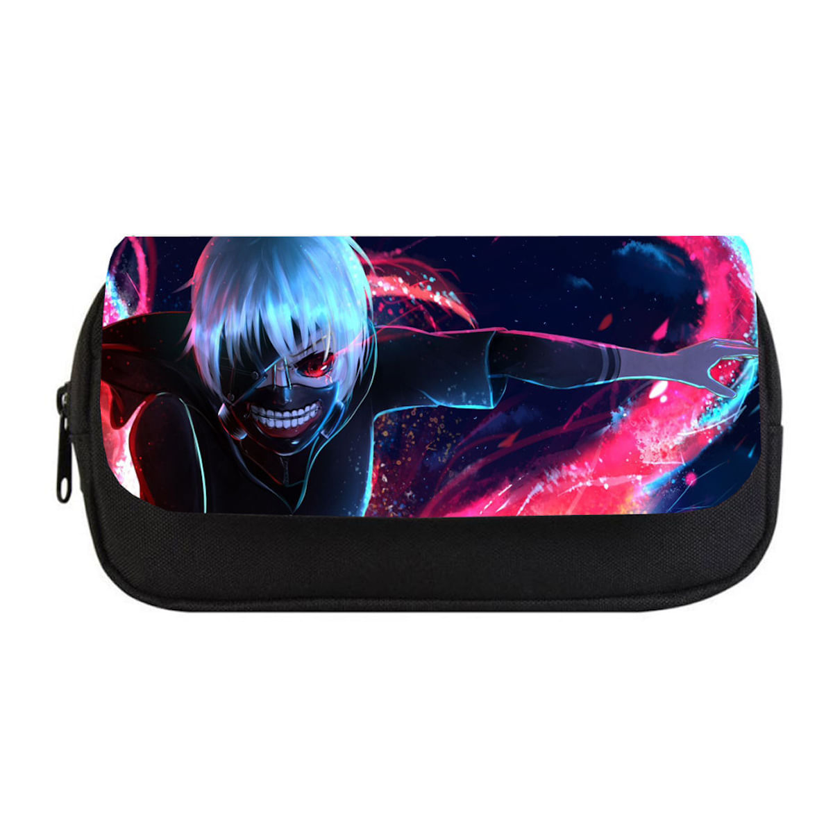 Caixa De Lápis Tokyo Ghouls Bolsa De Papelaria De Grande Capacidade