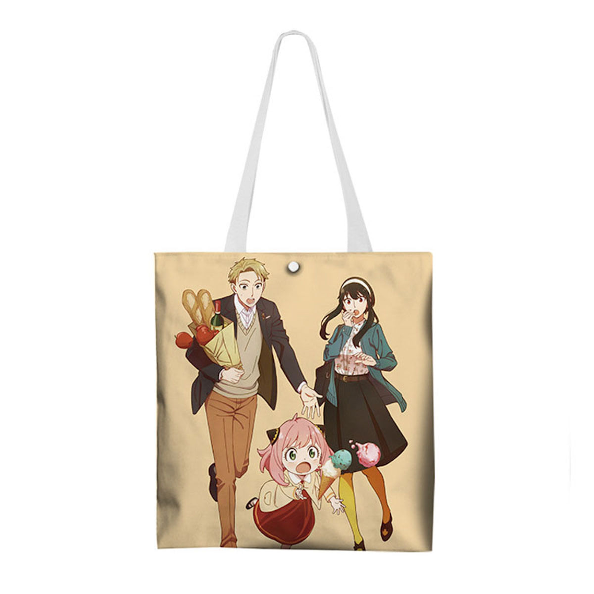 Sacola De Lona Spys Family Anime Fans Gift 33x37cm