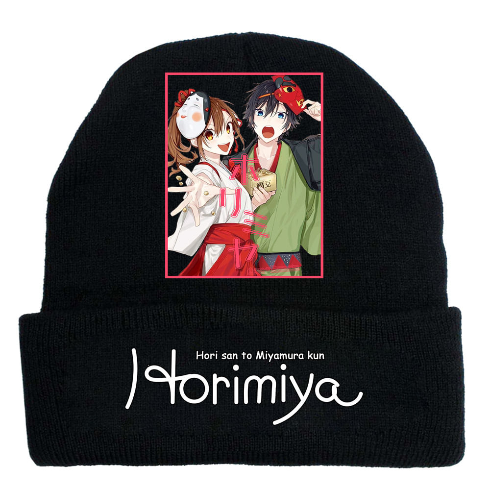 Chapéu De Malha Winter Beanie Slouch Hat Horimiyas Anime Soft S