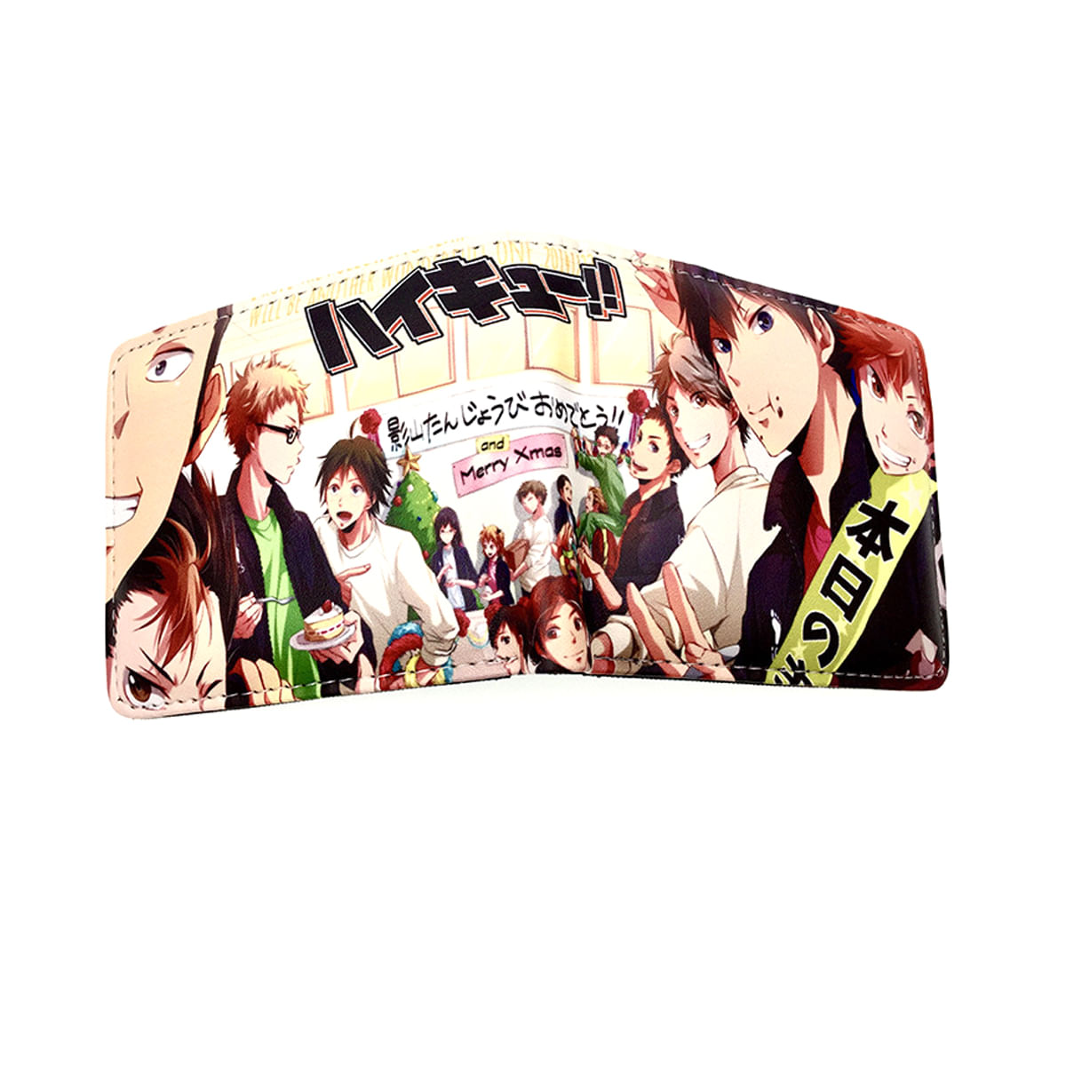 Carteira Anime Haikyuu Hinata Shoyo Leather Para Crianças