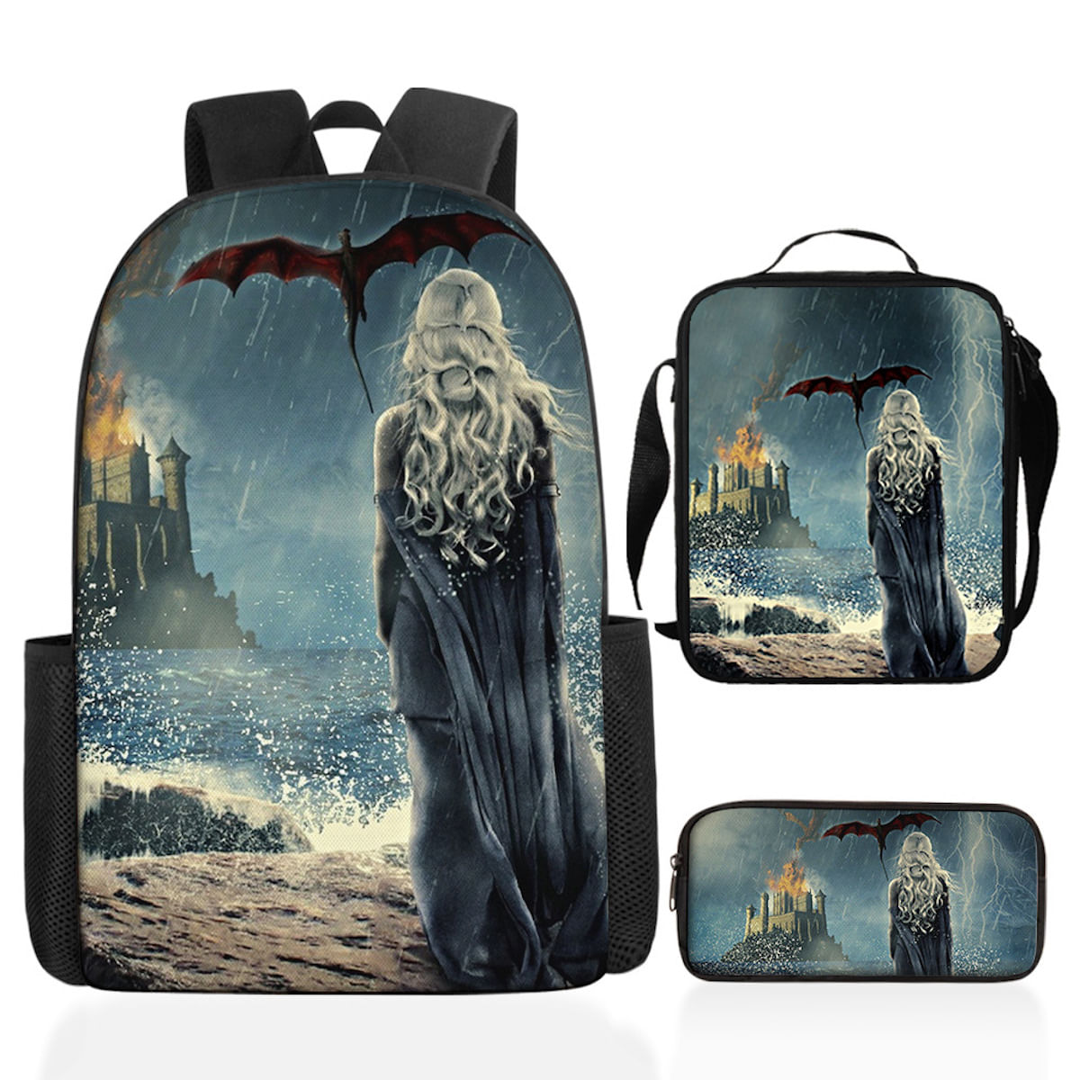 School Set Games Thrones Daenerys Targaryens 3 Unidades Para Crianças