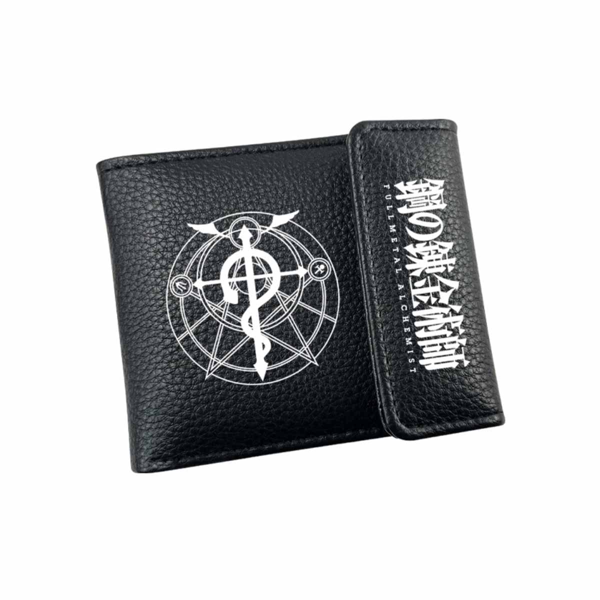Carteira Fullmetals Alchemists Anime Characters Slim Bifold