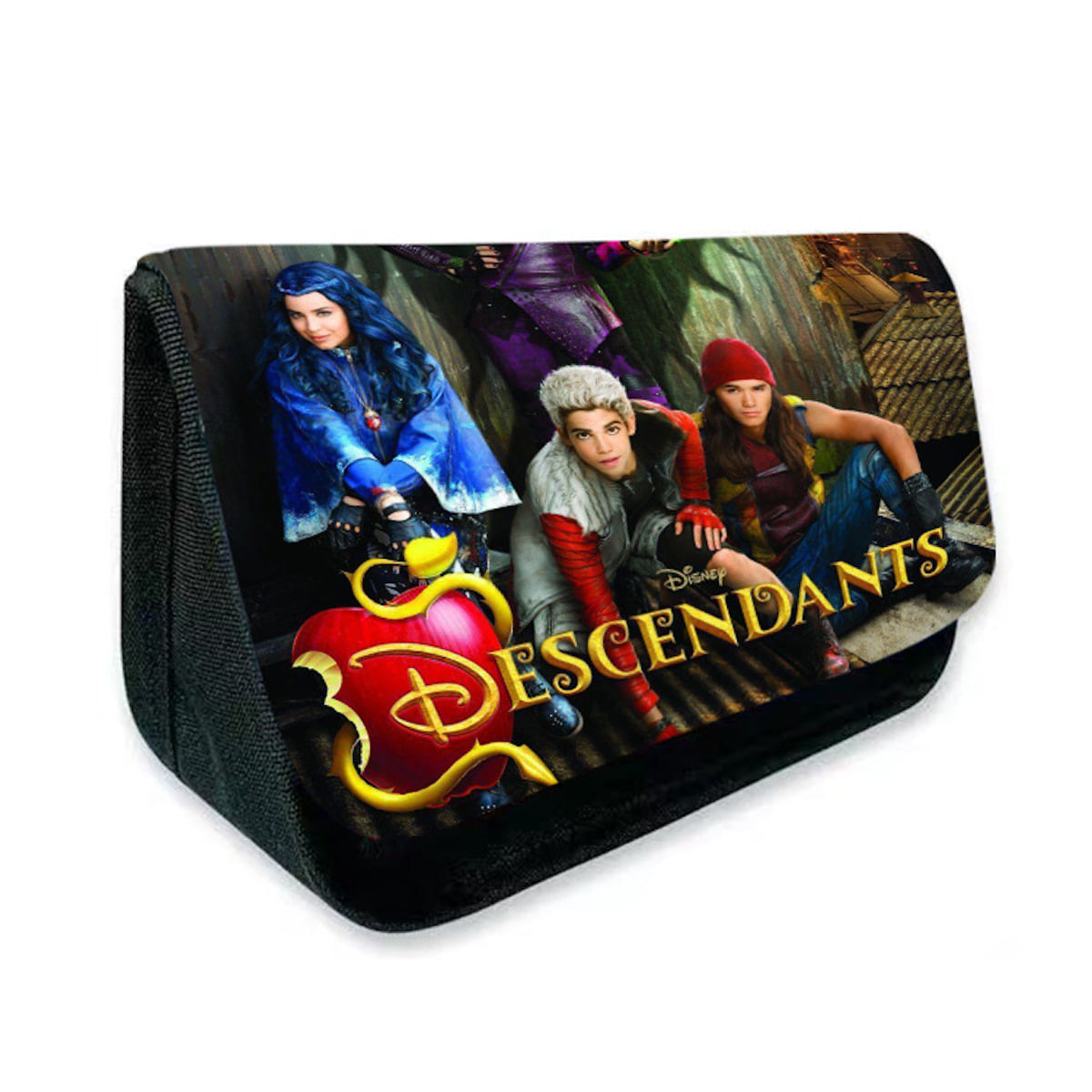 Caixa De Lápis Descendants Bolsa De Papelaria De Grande Capacidade