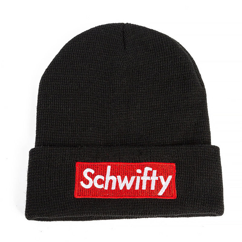 Chapéu De Malha Schwiftys Anime Winter Beanie Slouch Hat Soft S