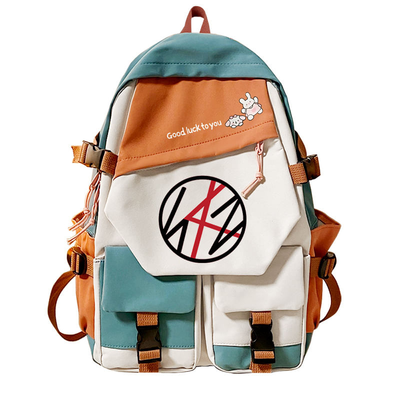 Mochila Stray Kids Anime School Poliéster 33x13x43cm