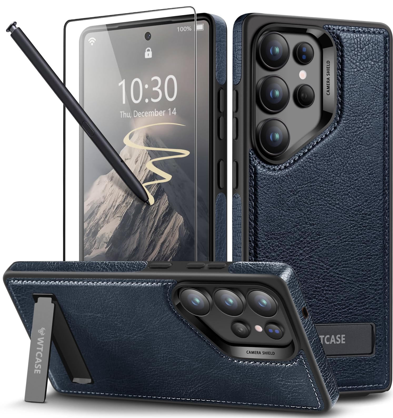 Capa De Telefone Wtcase Strong Magnetic Leather Para Samsung S25 Ultra