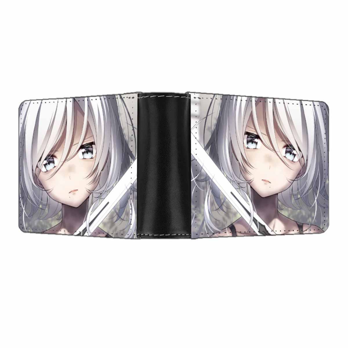Carteira Niers Automatas Anime Characters Slim Bifold Wallet M