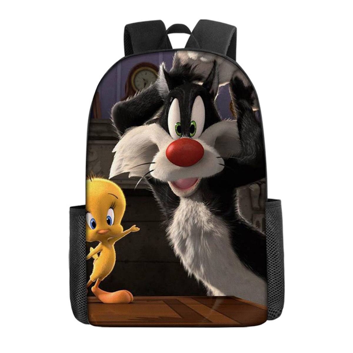 Mochila Escolar Infantil Tom And Jerry 3d Oxford 29x16x42cm