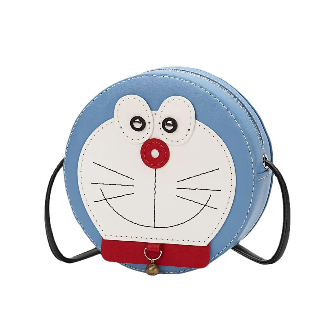 Bolsa Mensageiro Doraemons Cute Plush Anime Kids 18x18cm