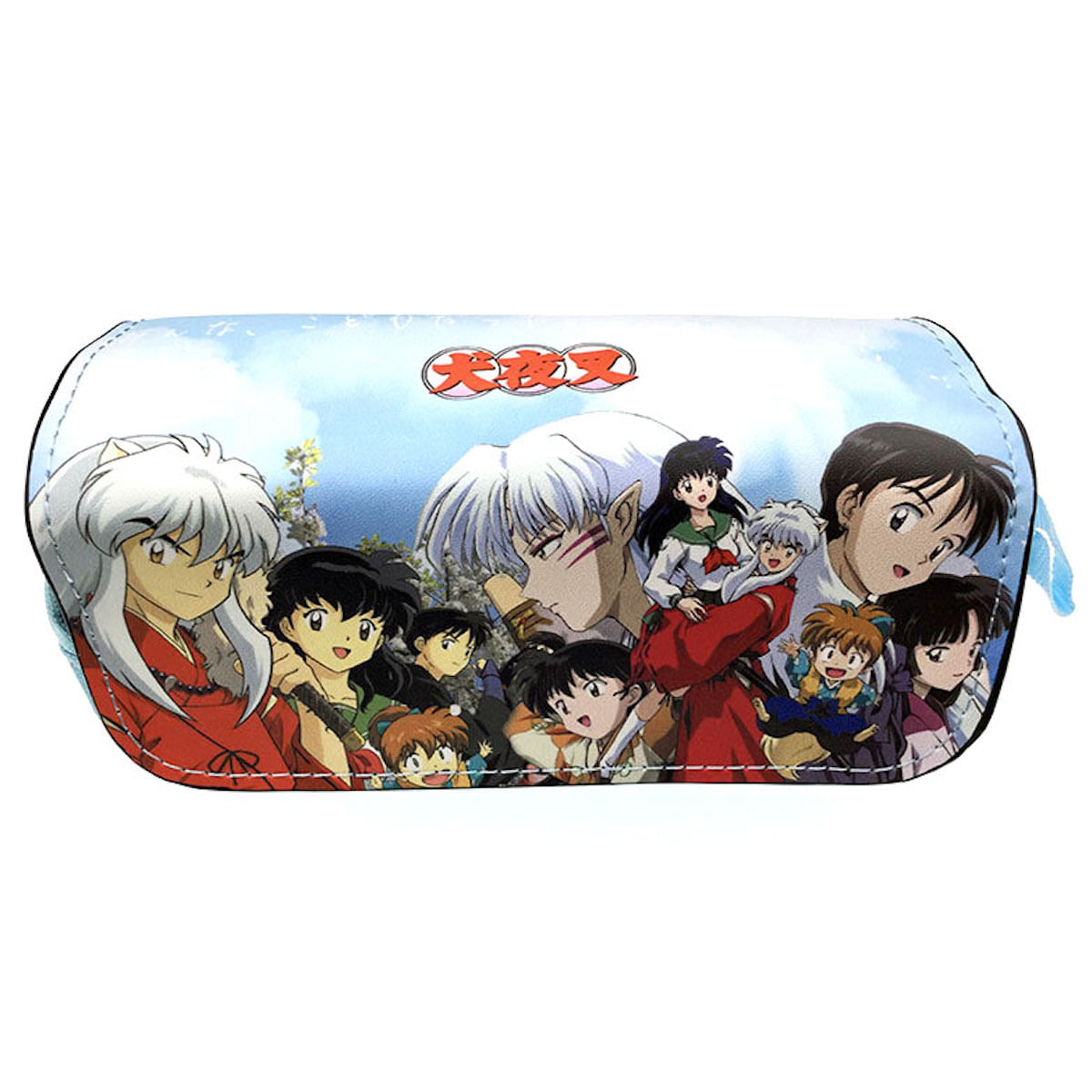 Bolsa De Lápis Inuyashas Anime Big Capacity Waterproof Pu