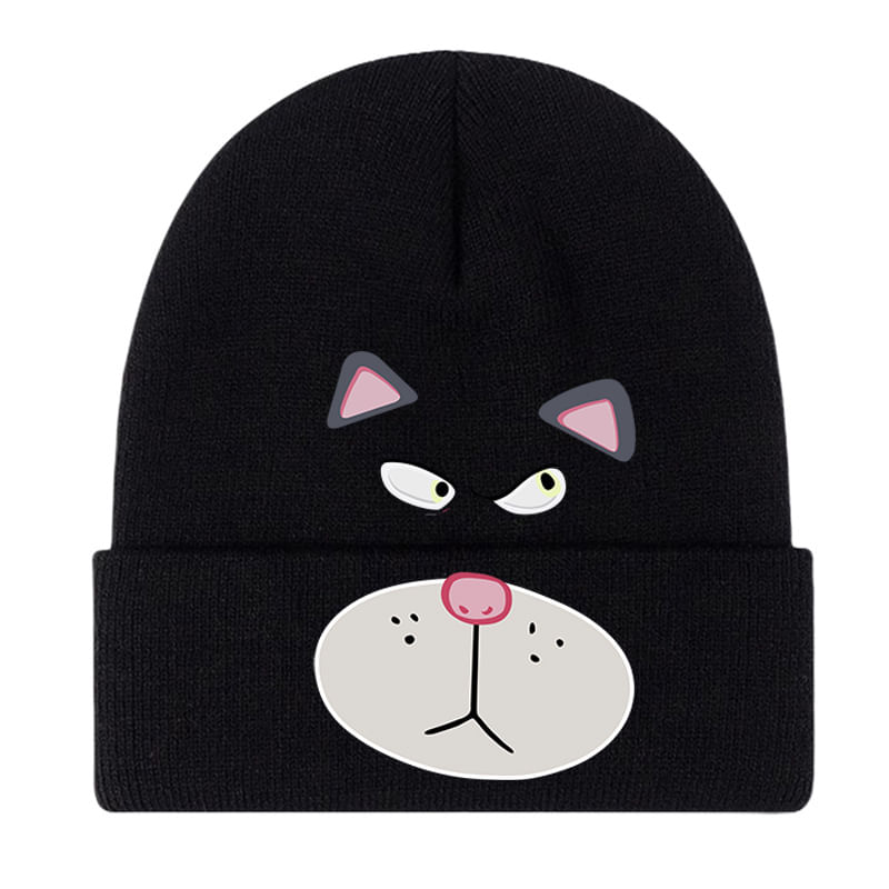 Chapéu De Malha Lucifers Anime Winter Beanie Slouch Hat Soft