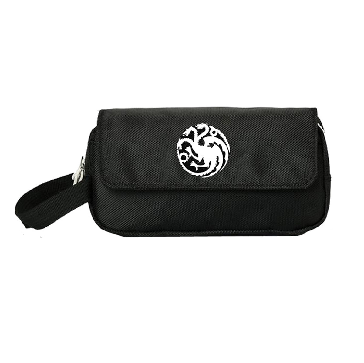 Caixa De Lápis Games Of Thrones Bolsa De Papelaria De Grande Capacidade