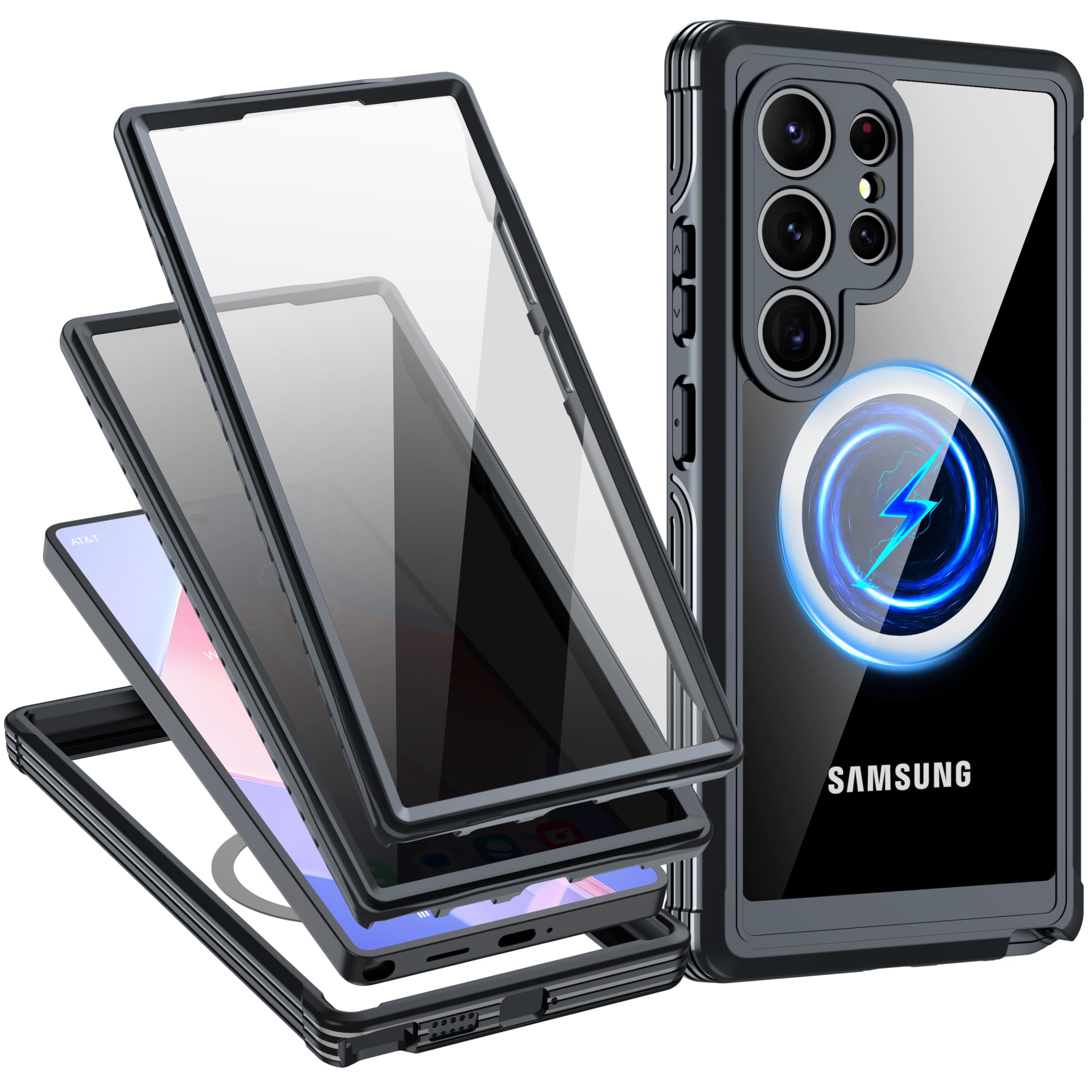 Capa De Telefone Amilifecases Privacy Para Samsung Galaxy S25 Ultra