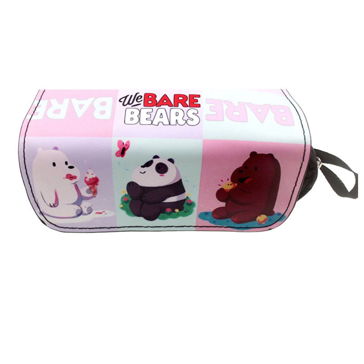 Caixa De Lápis Wes Bares Bears Anime De Grande Capacidade Pu+algodão