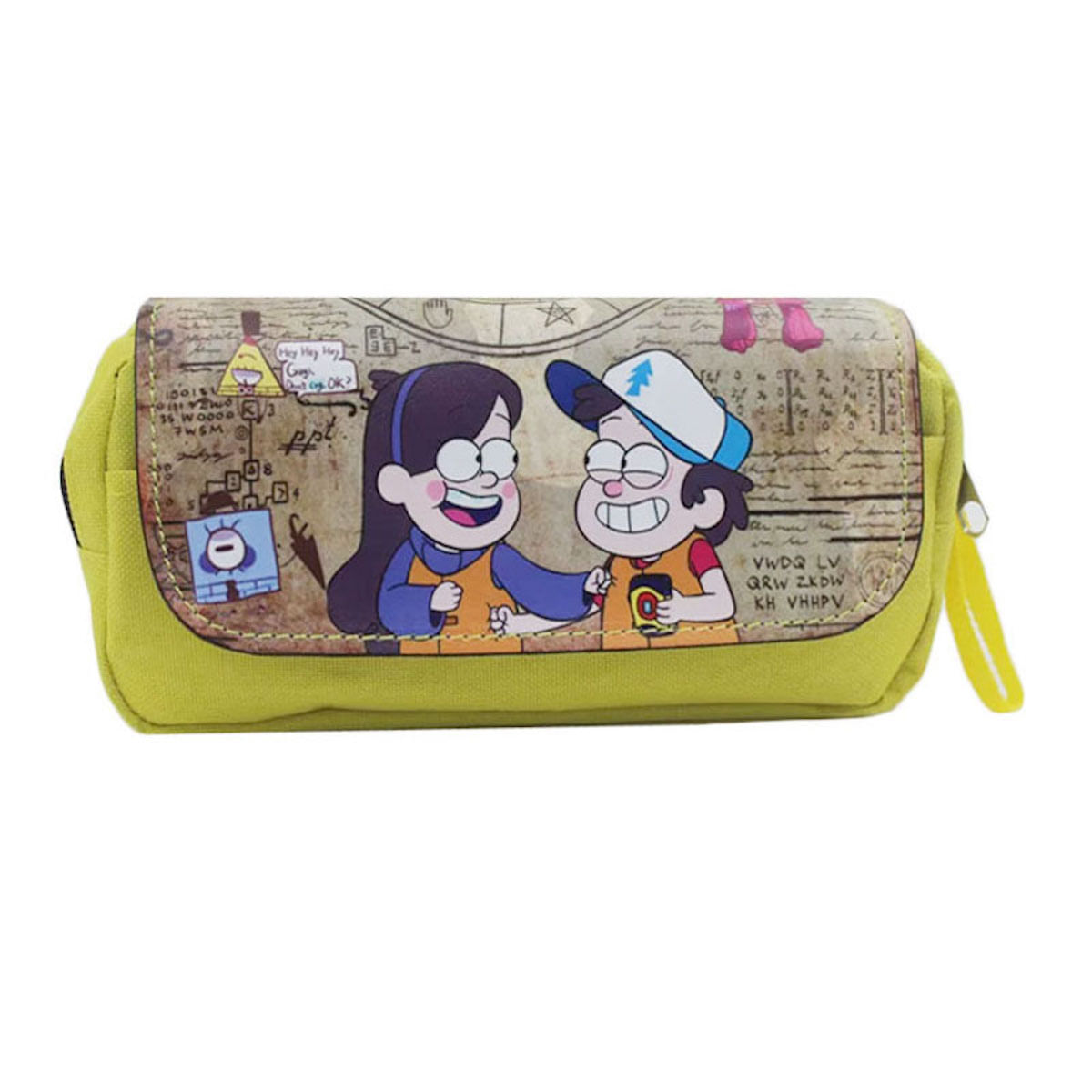 Caixa De Lápis Gravitys Falls Anime Bolsa De Papelaria De Grande Capacidade