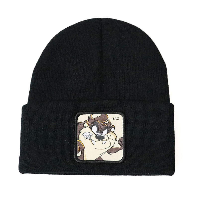 Chapéu De Malha Tazs Anime Winter Beanie Slouch Hat 36-60cm