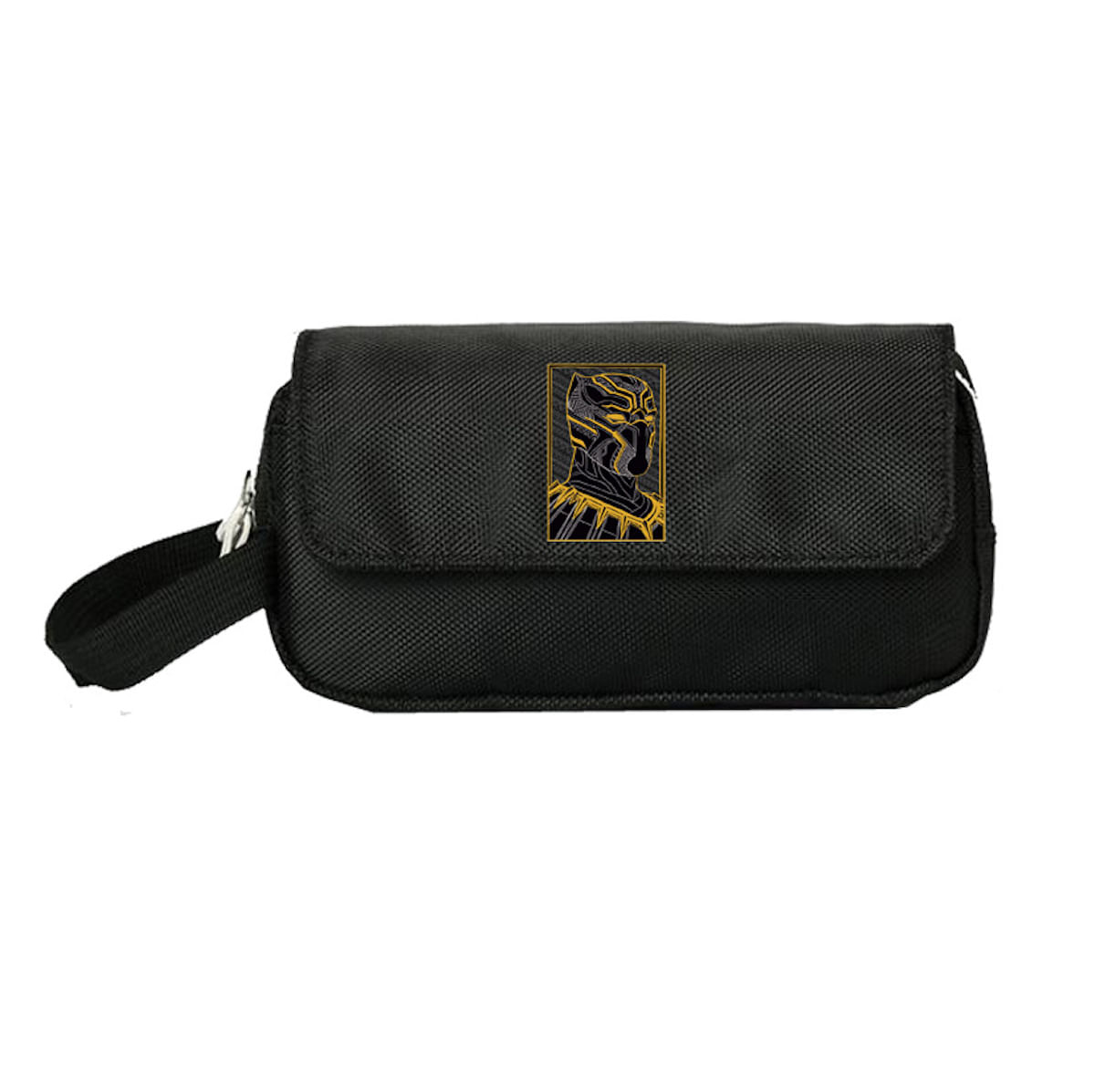 Bolsa De Lápis Black Panthers Big Capacity Oxford Waterproof