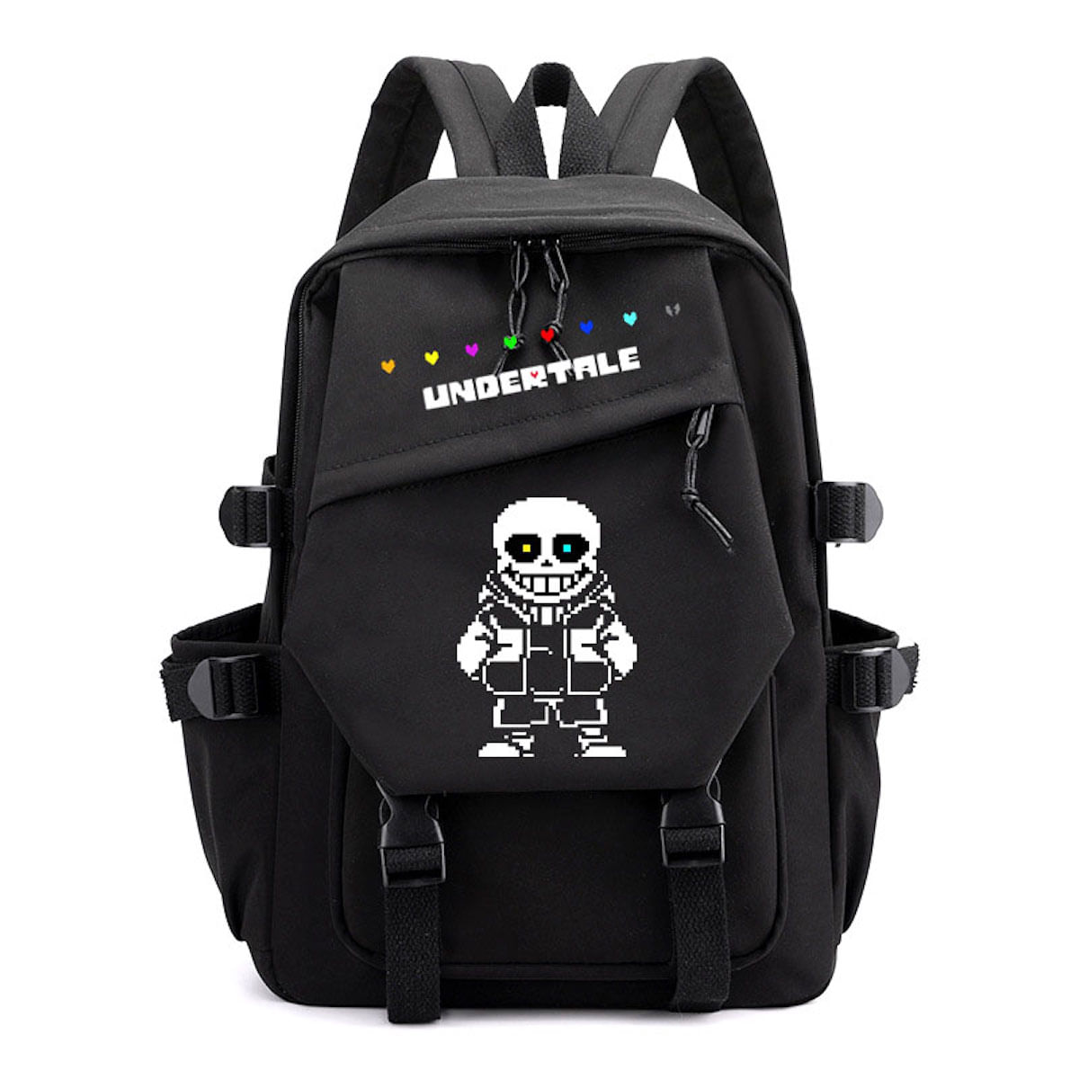 Mochila Escolar Anime Undertales Sans Ki Para Crianças