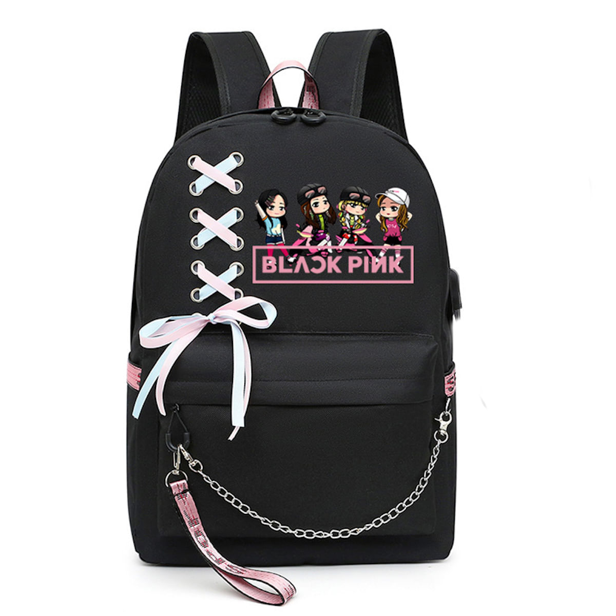 Mochila Stray Kids School Bag Kids Nylon 31x14x42cm