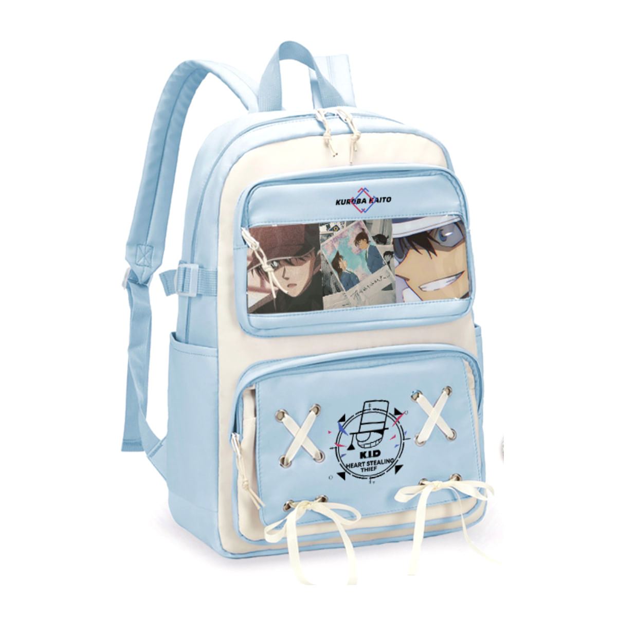 Mochila Detetives Conans Edogawas Cartoon Kids School