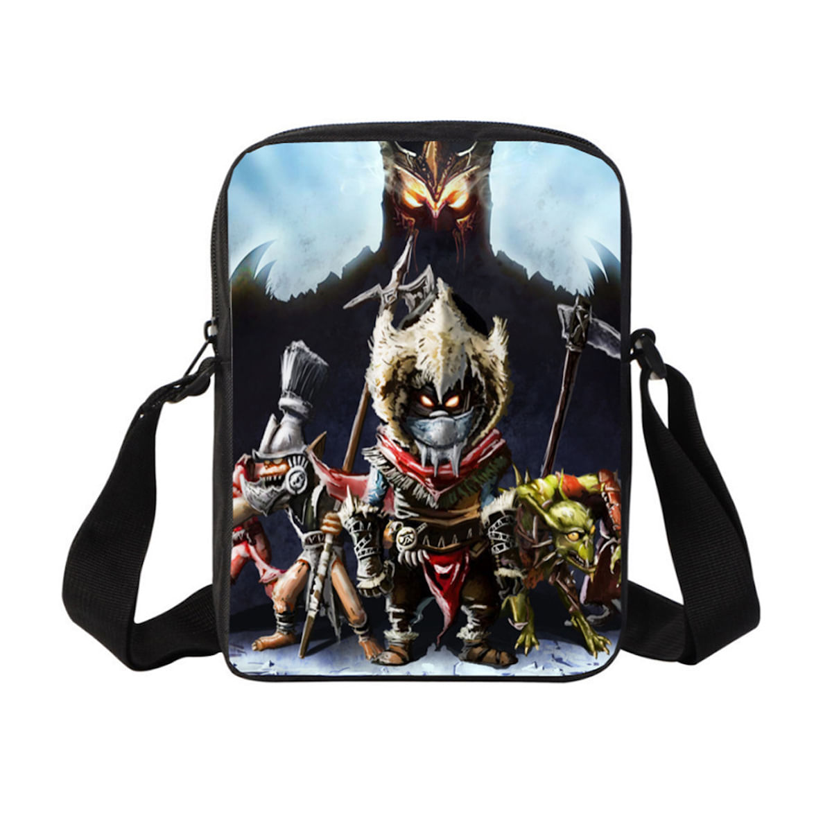 Bolsa De Ombro Overlords Anime Messenger Bag Poliéster