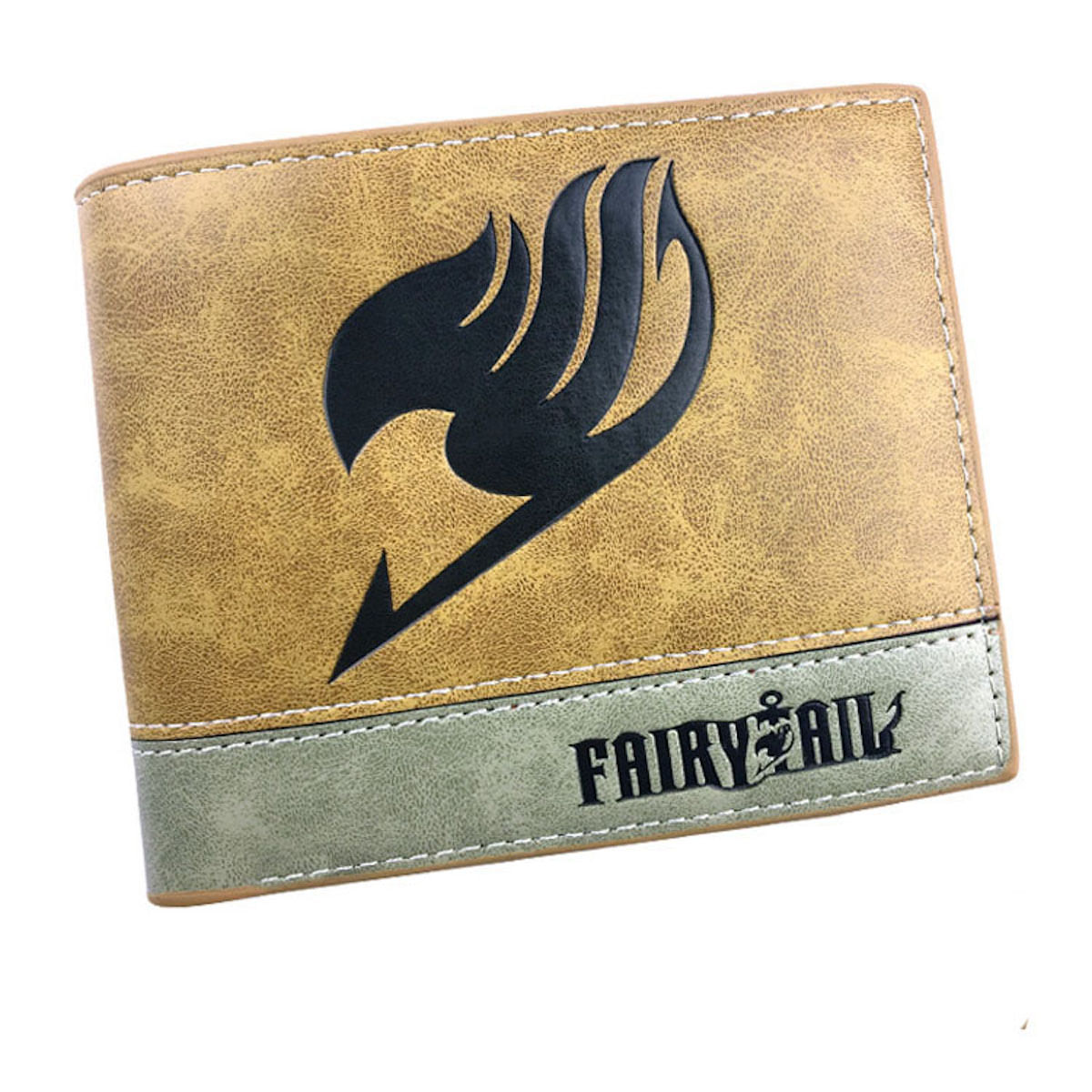 Bolsa De Moedas Wallet Fairy Tail Anime Em Couro Com Duas Dobras