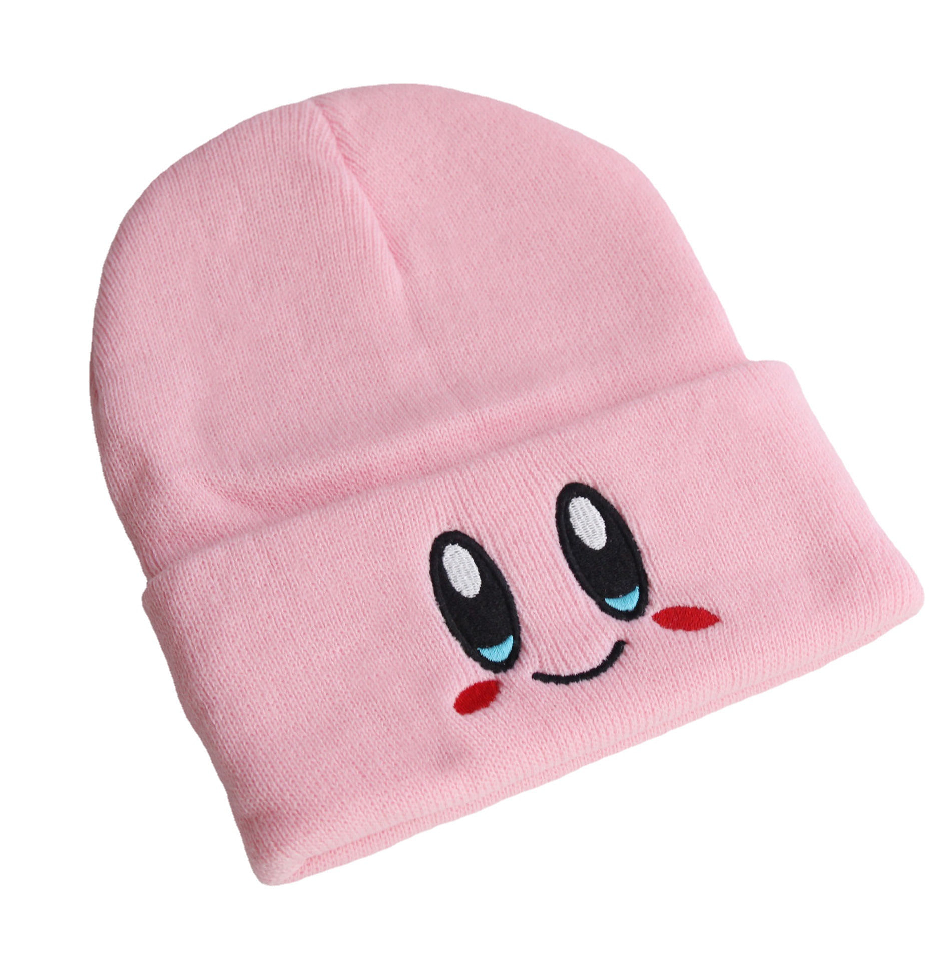 Chapéu De Malha Kirbys Anime Winter Beanie Slouch Hat 36-60cm