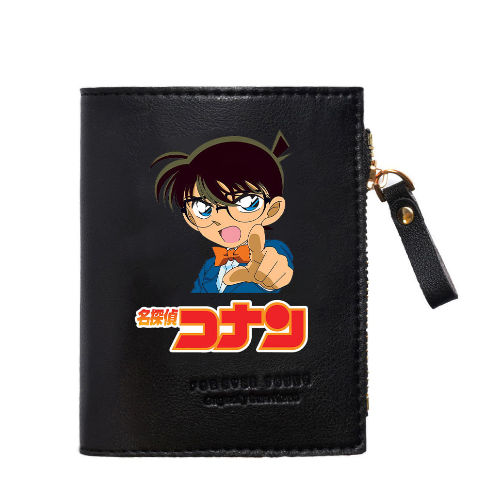 Carteira: Detetives Conans Edogawas, Personagens De Anime, Couro Pu