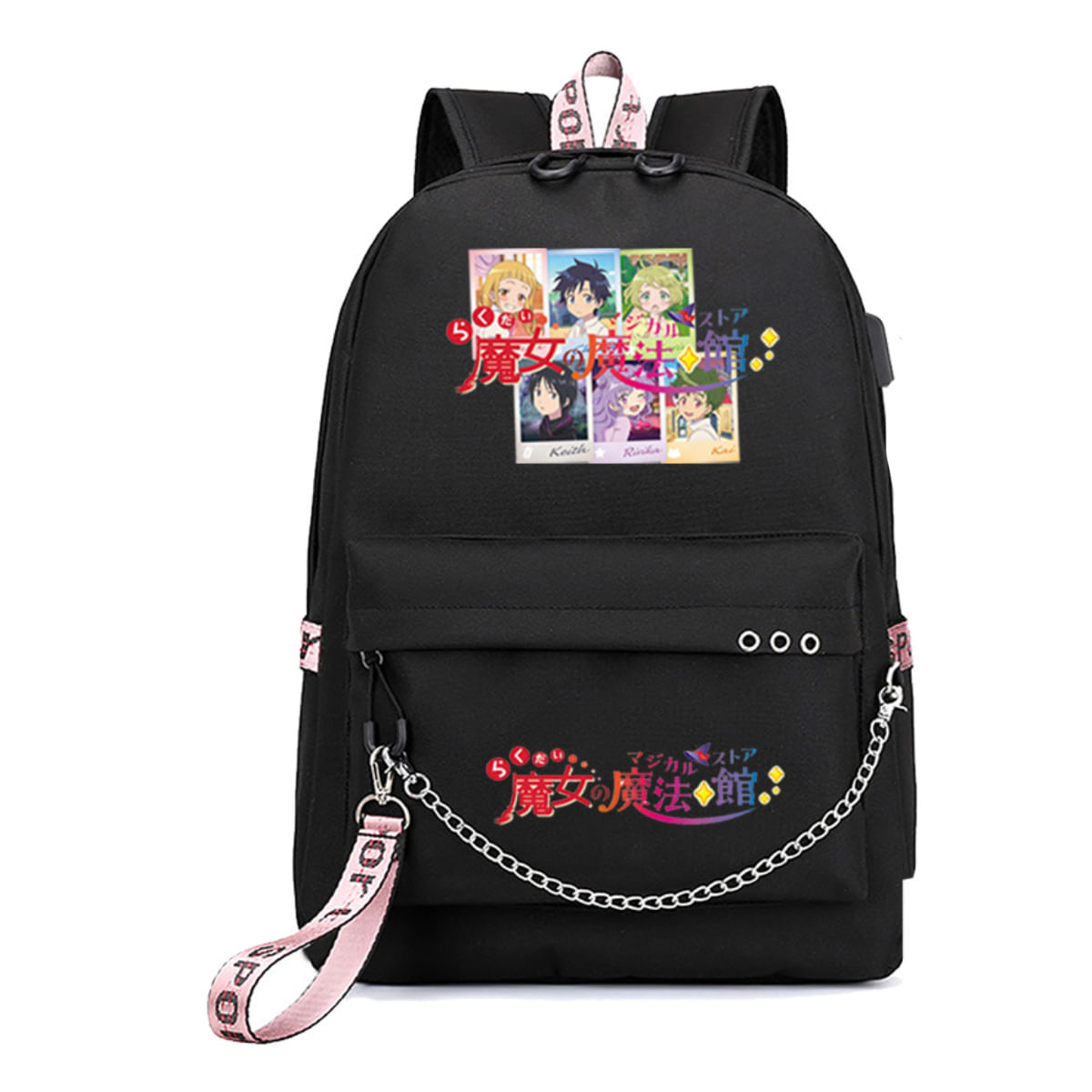 Mochila Losts Witchs Cartoon Kids School Oxford 30x16x40cm