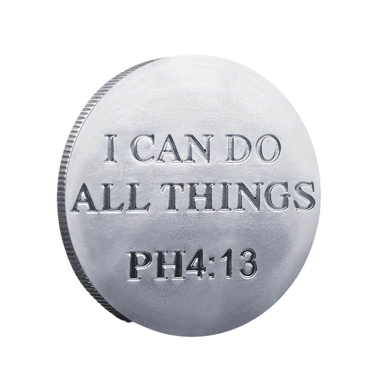 Moeda Comemorativa I Can Do All Things Anime 4cm Iron 30g