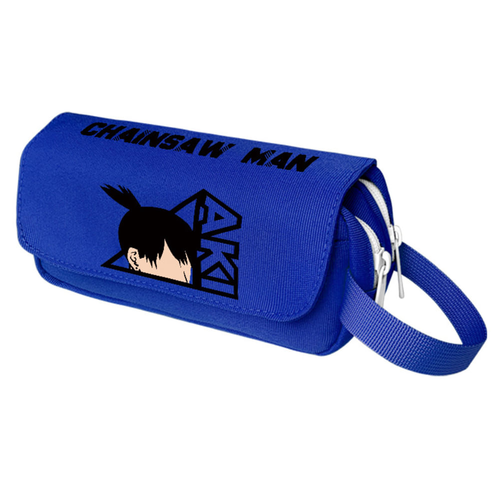Estojo De Lápis Cartoon Anime Chainsaws Mans Large Capacity