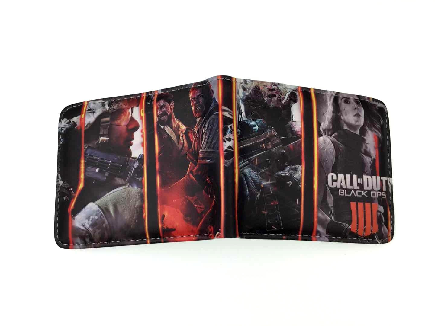 Bolsa De Moedas De Anime Wallet Calls Dutys, Curta Dobrável De Couro