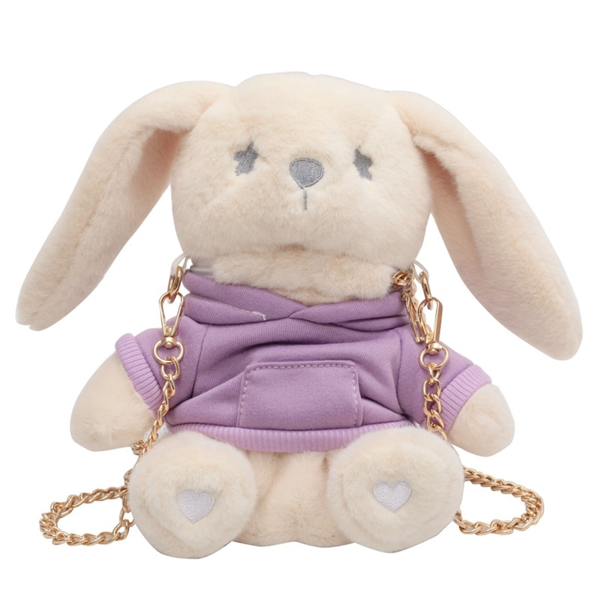 Bolsa De Ombro Fluffy Rabbit Bunny Para Uso Diário