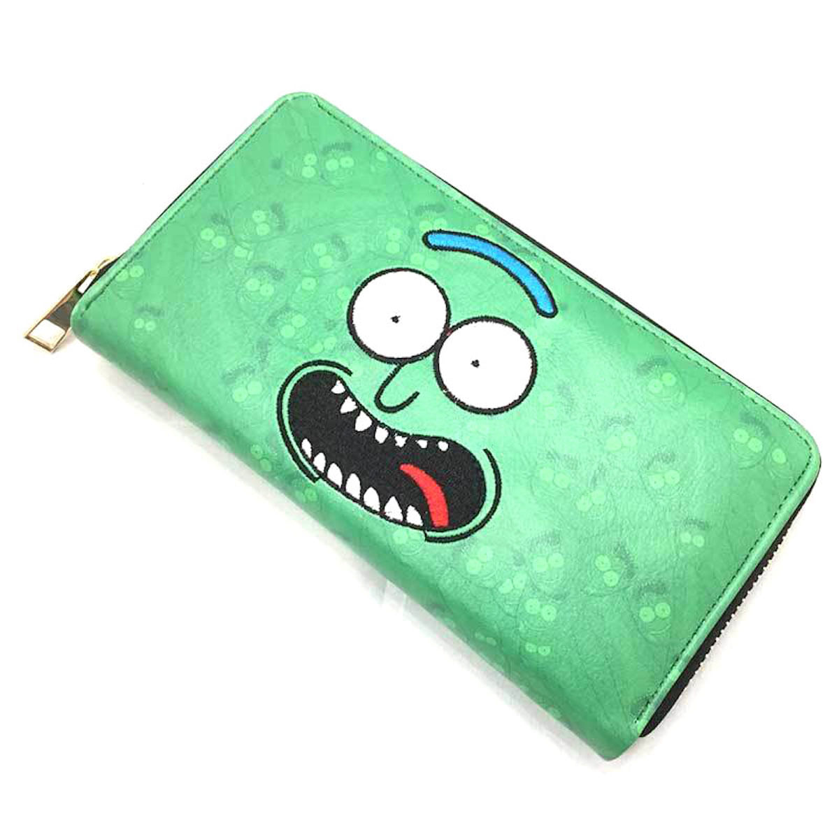 Carteira Cucumber Ricks Mortys Ricks Anime Pu Leather Unissex