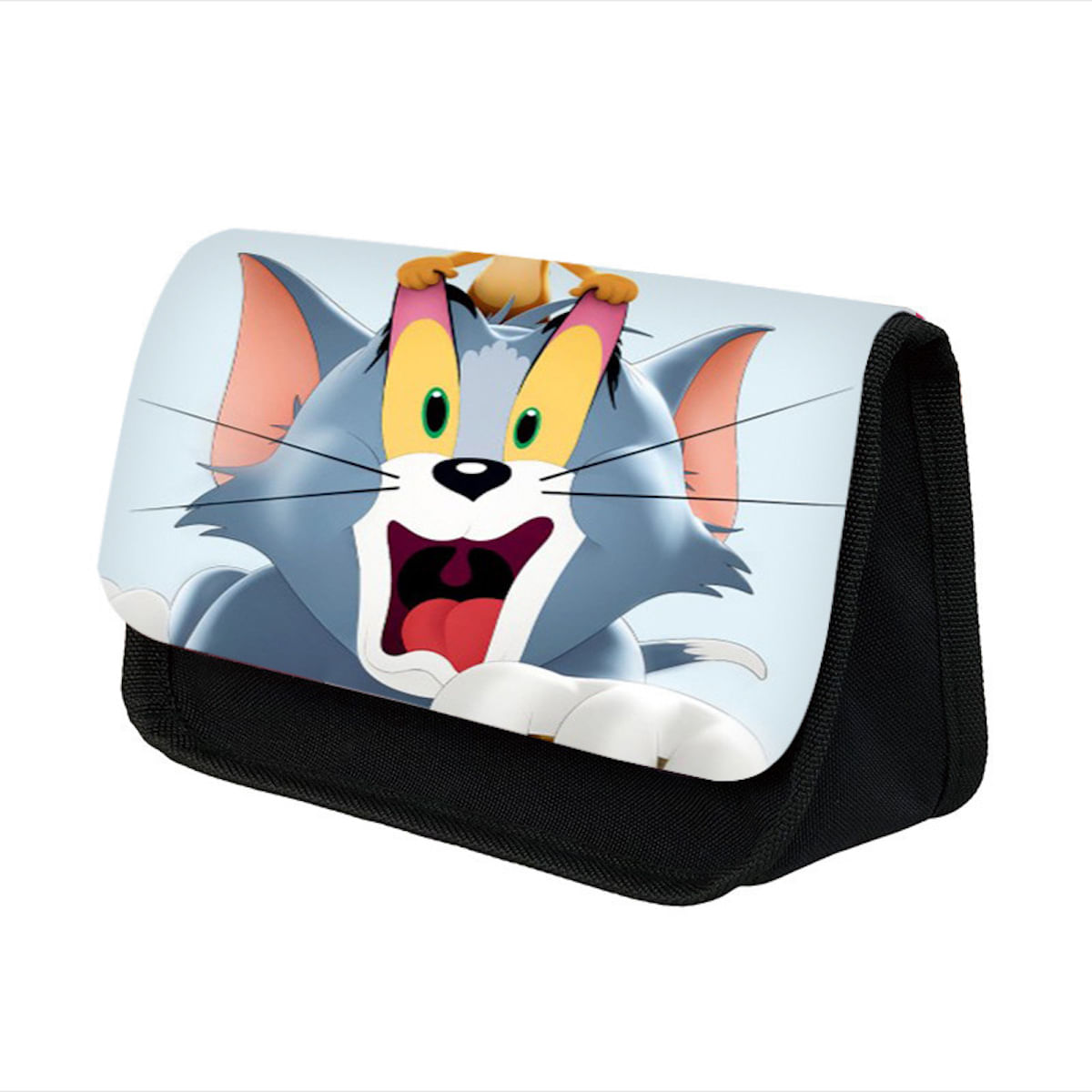 Bolsa De Lápis Tom And Jerry Anime De Poliéster De Grande Capacidade