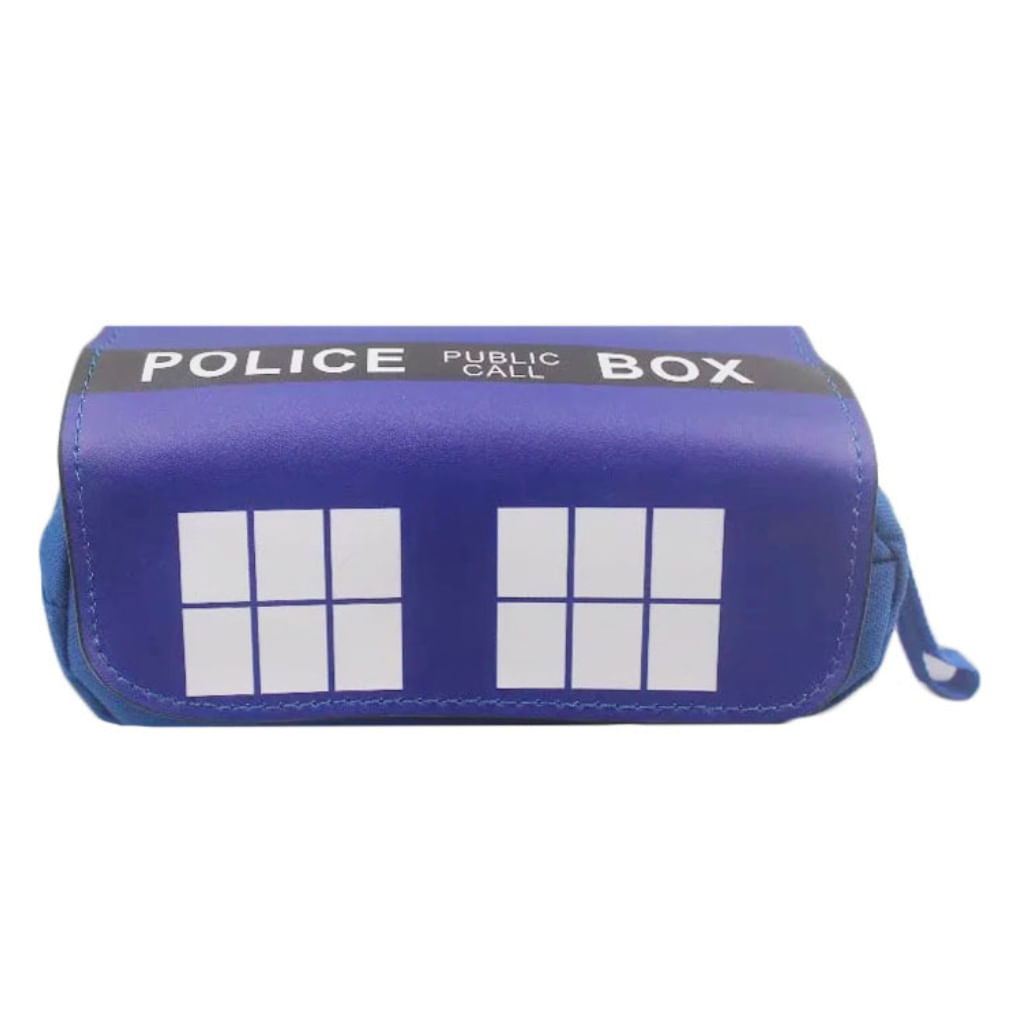 Bolsa De Lápis Doctors Who's Police Box Cartoon Anime Canvas