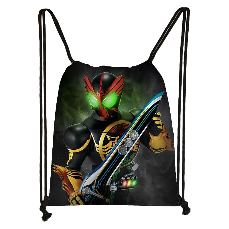 Bolsa Com Cordão, Bolsa De Ginástica Kamens Riders Anime String Swim